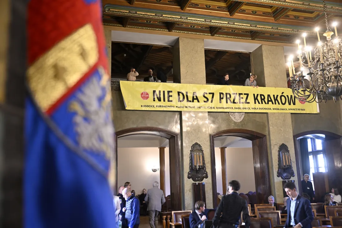 Sesja Rady Miasta Krakowa w sprawie S7 Kraków-Myślenice