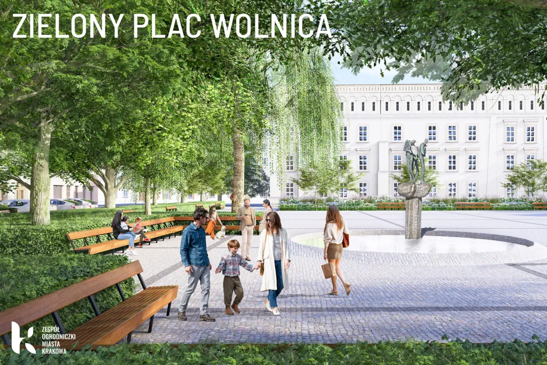 Wizualizacje - plac Wolnica