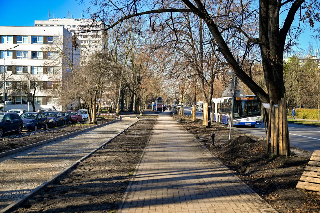 Budowa DDR na ul. Nawojki