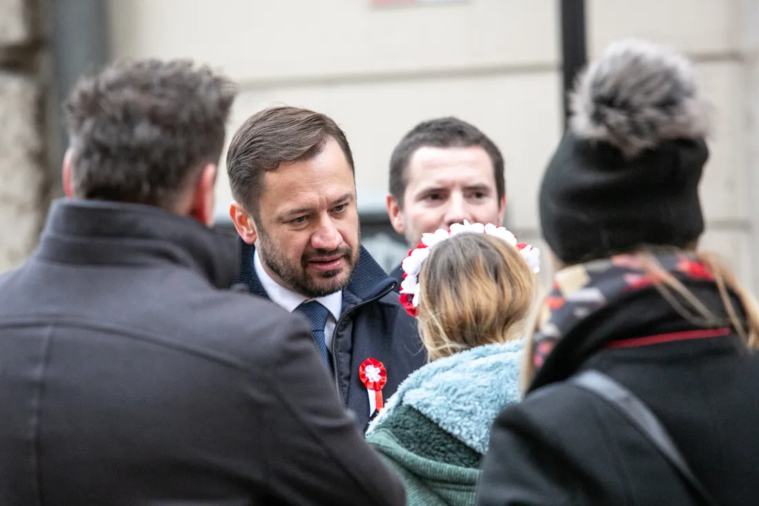 Rynek Główny w Święto Niepodległości 