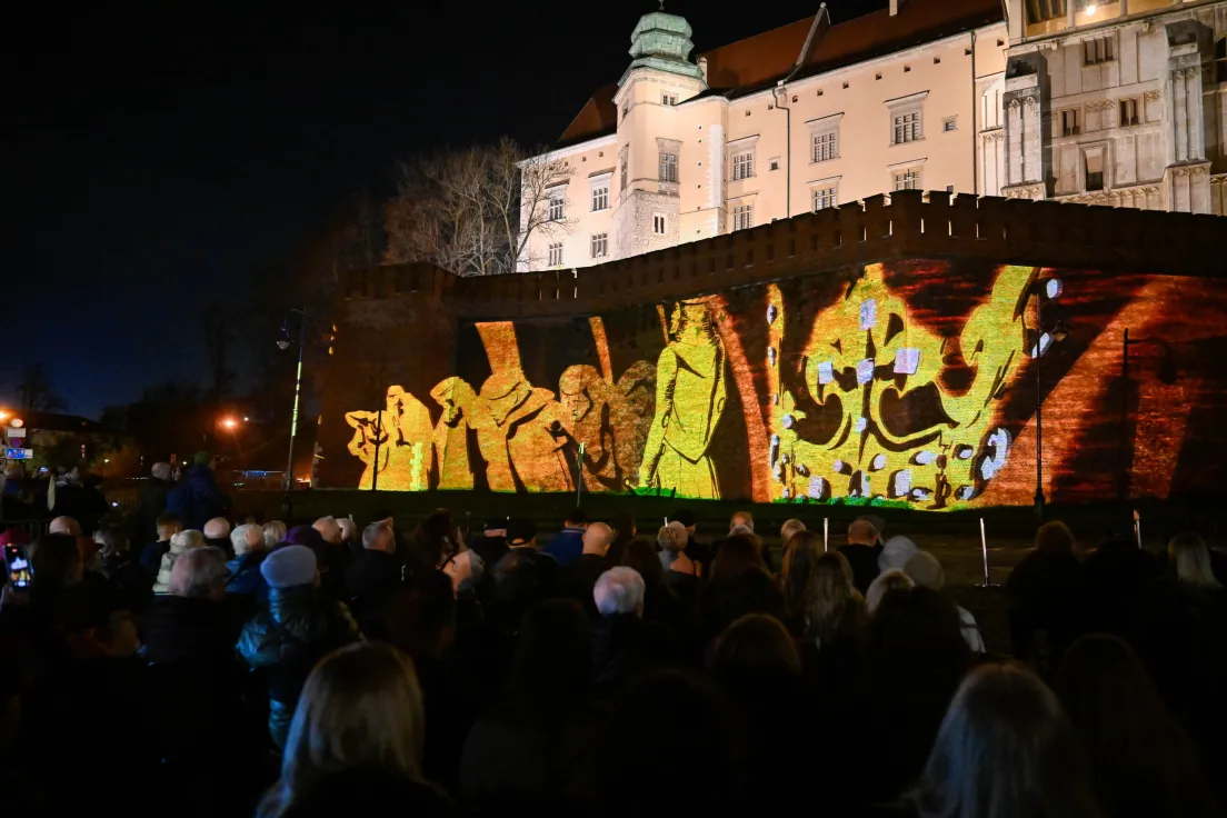 Mapping na Wawelu z okazji 1000 lecia Królestwa Polskiego
