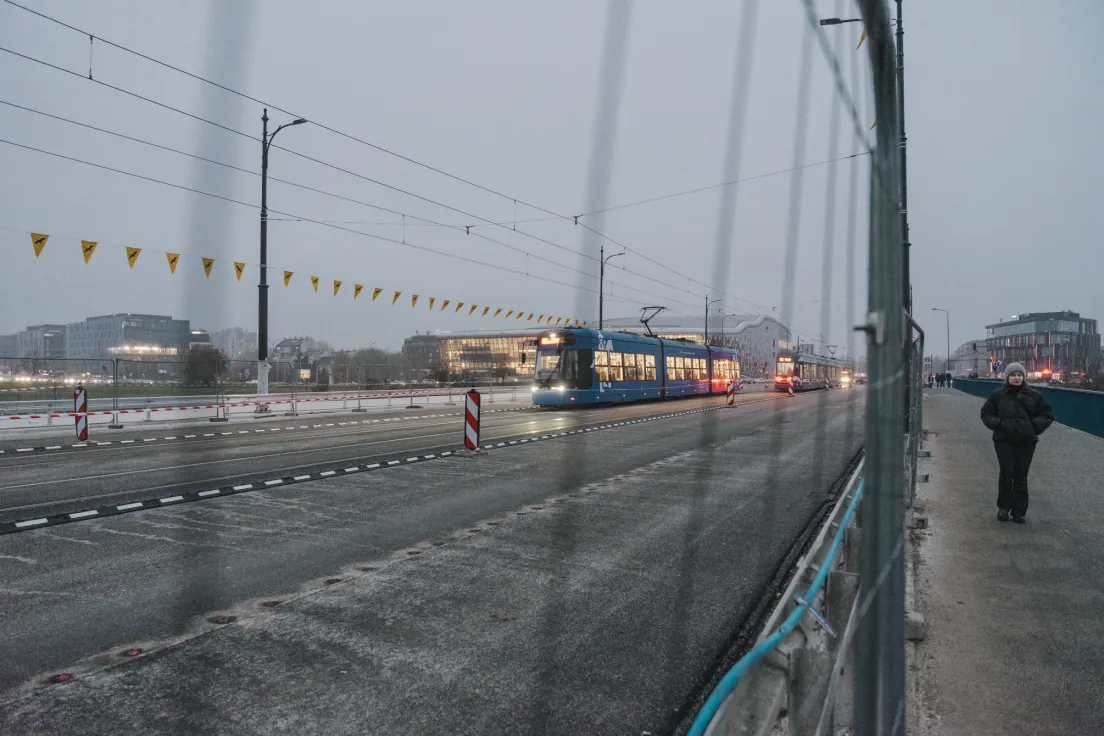 Remont mostu Grunwaldzkiego, stan z 15.11