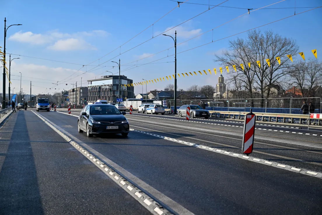 Otwarcie mostu Grunwaldzkiego po remoncie dla samochodów