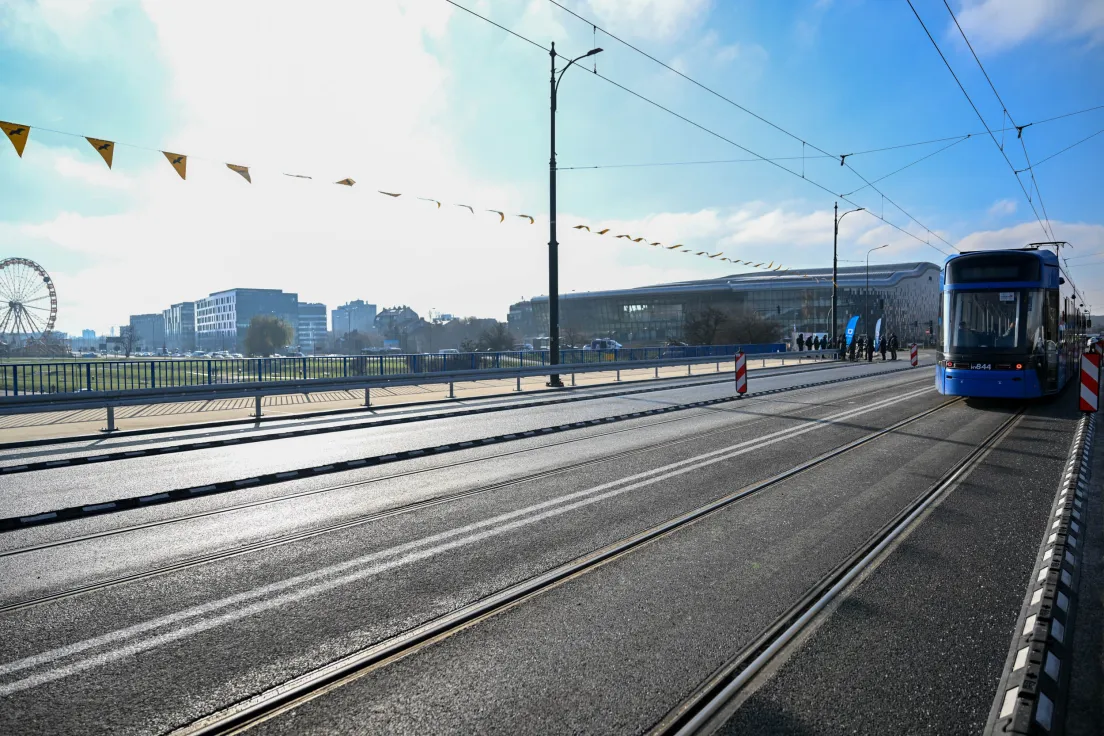 Otwarcie mostu Grunwaldzkiego po remoncie dla samochodów