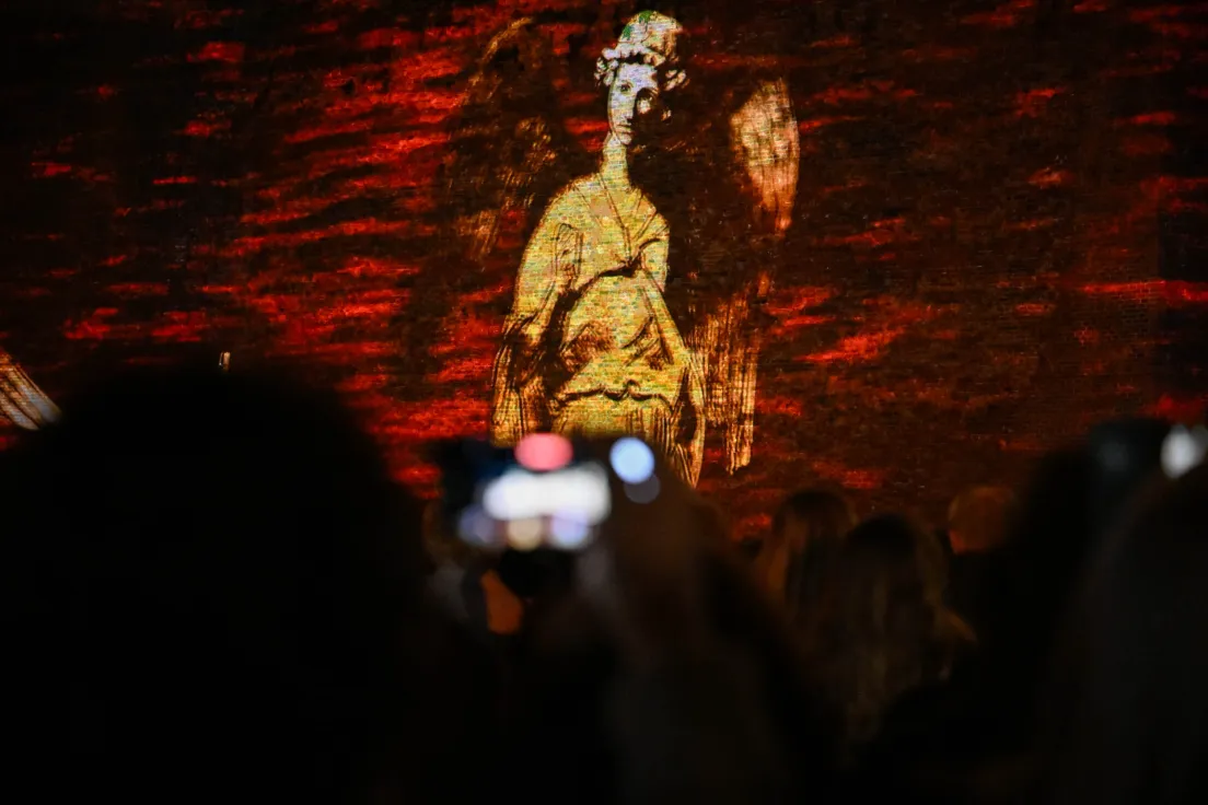 Mapping na Wawelu z okazji 1000 lecia Królestwa Polskiego