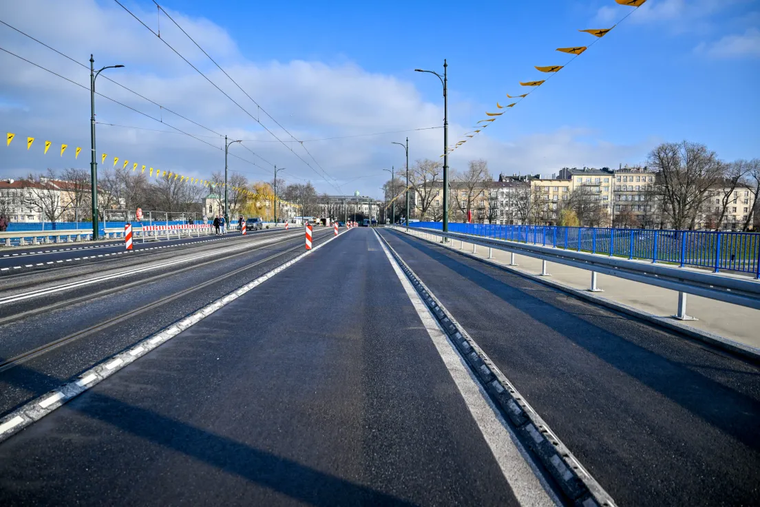 Otwarcie mostu Grunwaldzkiego po remoncie dla samochodów