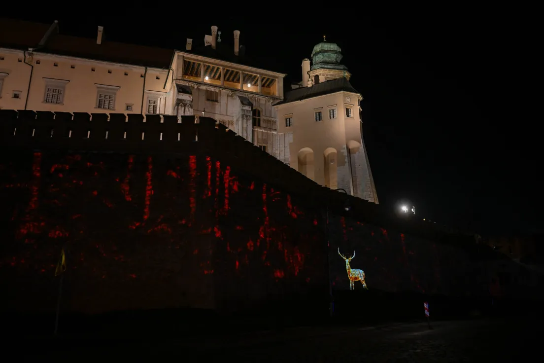 Mapping na Wawelu z okazji 1000 lecia Królestwa Polskiego
