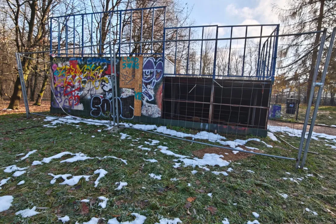 Skatepark w parku Lilli Wenedy - 28.11.2025