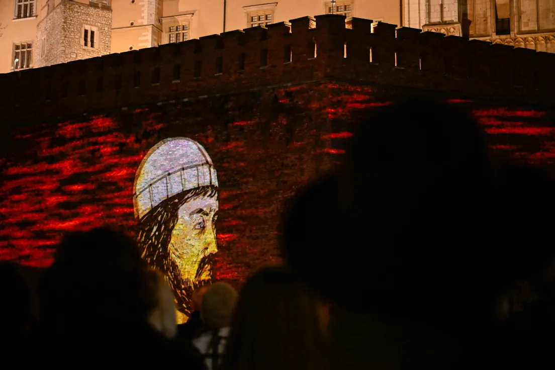 Mapping na Wawelu z okazji 1000 lecia Królestwa Polskiego