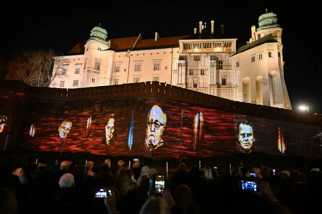 Mapping na Wawelu z okazji 1000 lecia Królestwa Polskiego