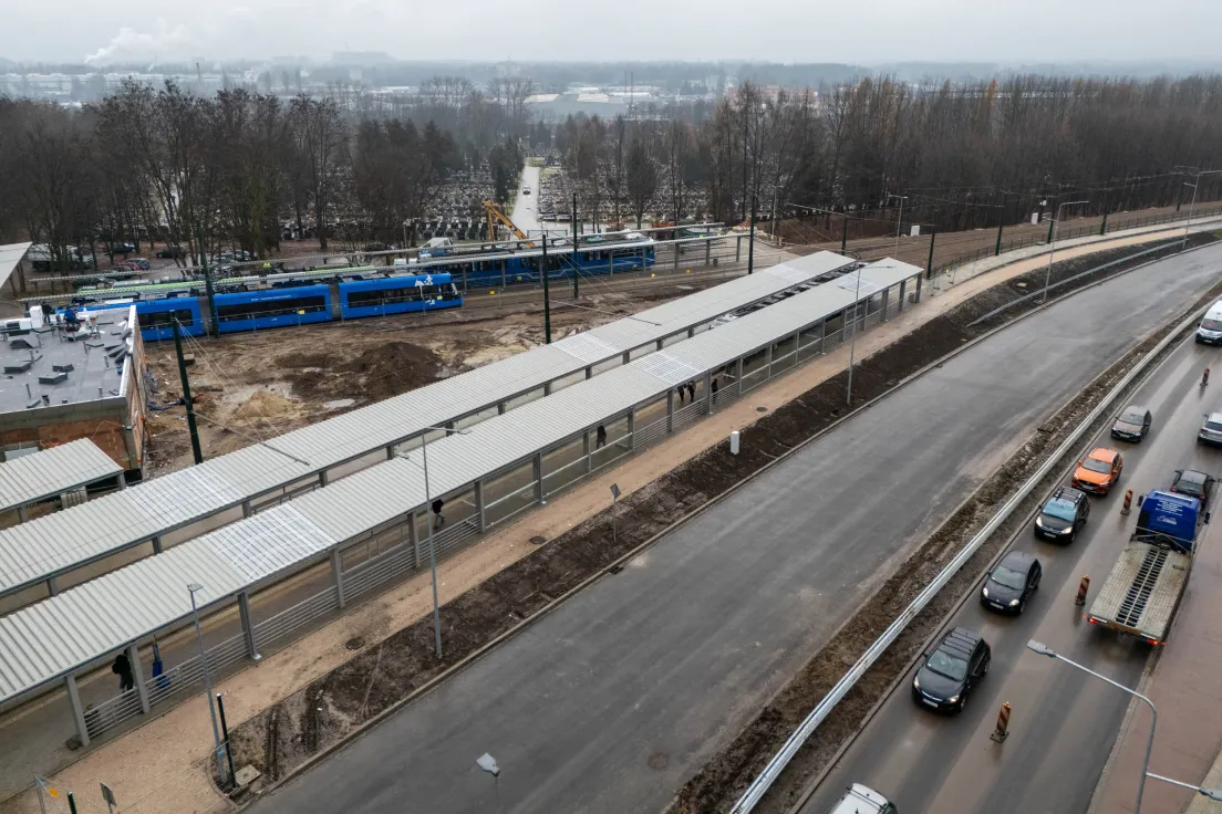 Remontu ulicy Kocmyrzowskiej i pętli tramwajowej Wzgórza Krzesławickie