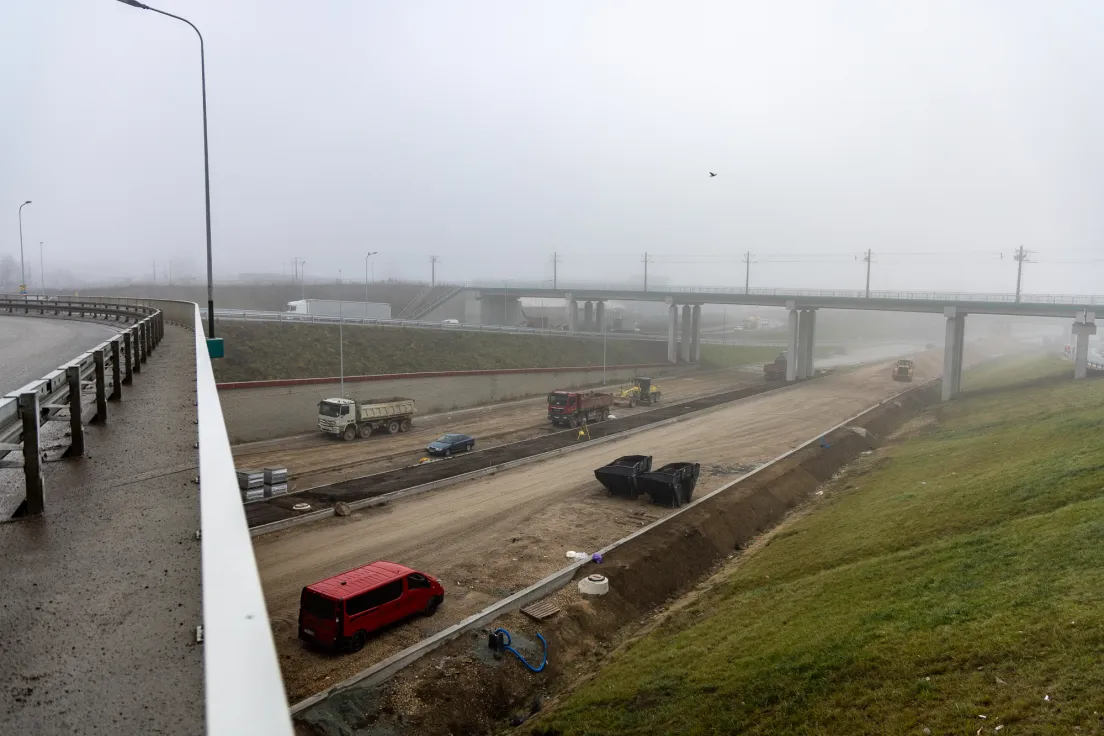 Wizyta na budowie S7 między węzłami Nowa Huta i Grębałów
