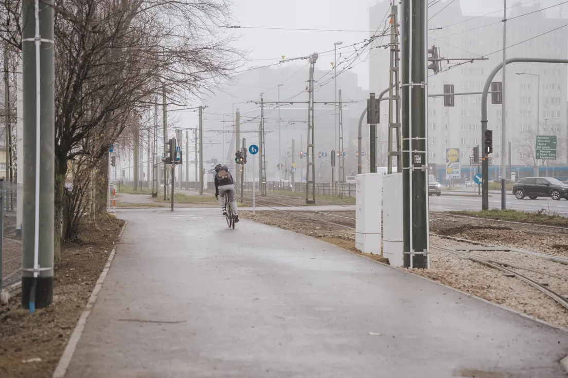 Efekty rowerowej inwestycji przy ul. Brożka