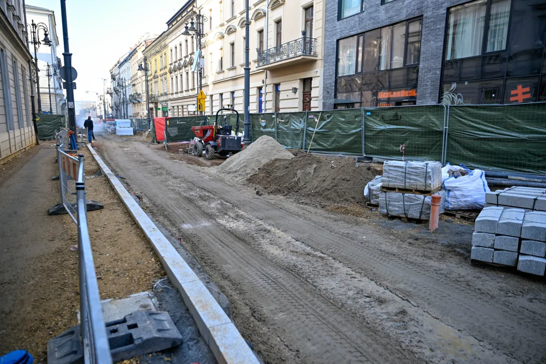Remont torowiska i skrzyżowania na ul. Straszewskiego i Piłsudskiego