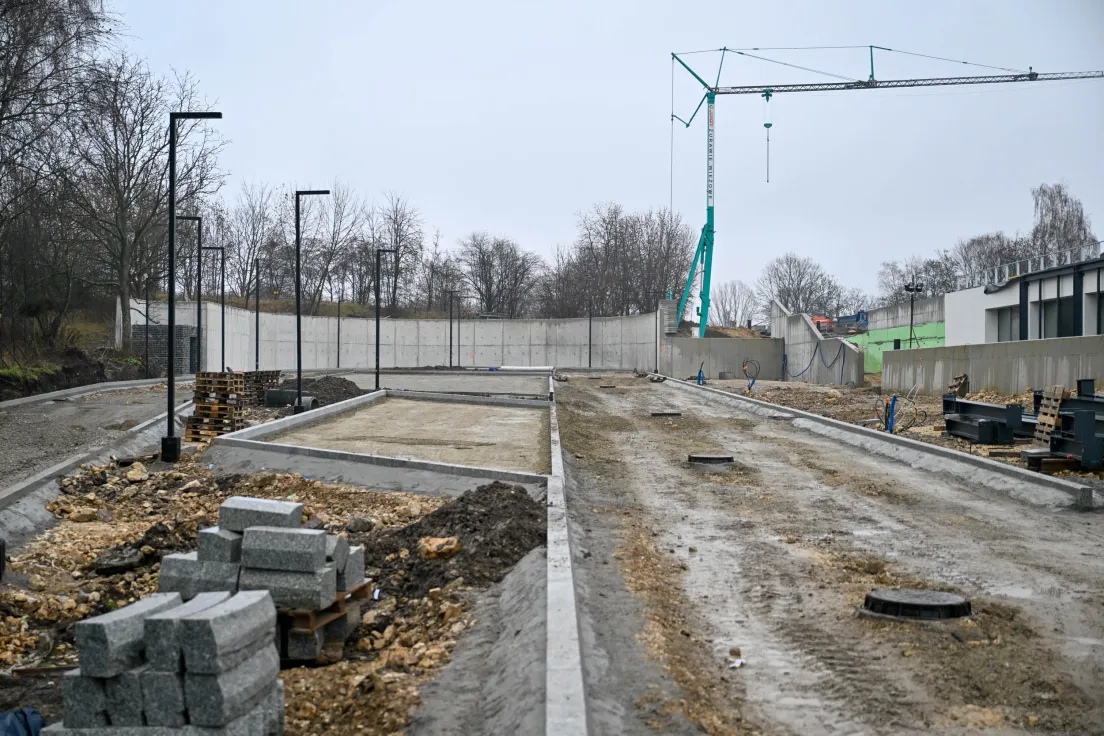 Budowa memoriału KL Plaszow