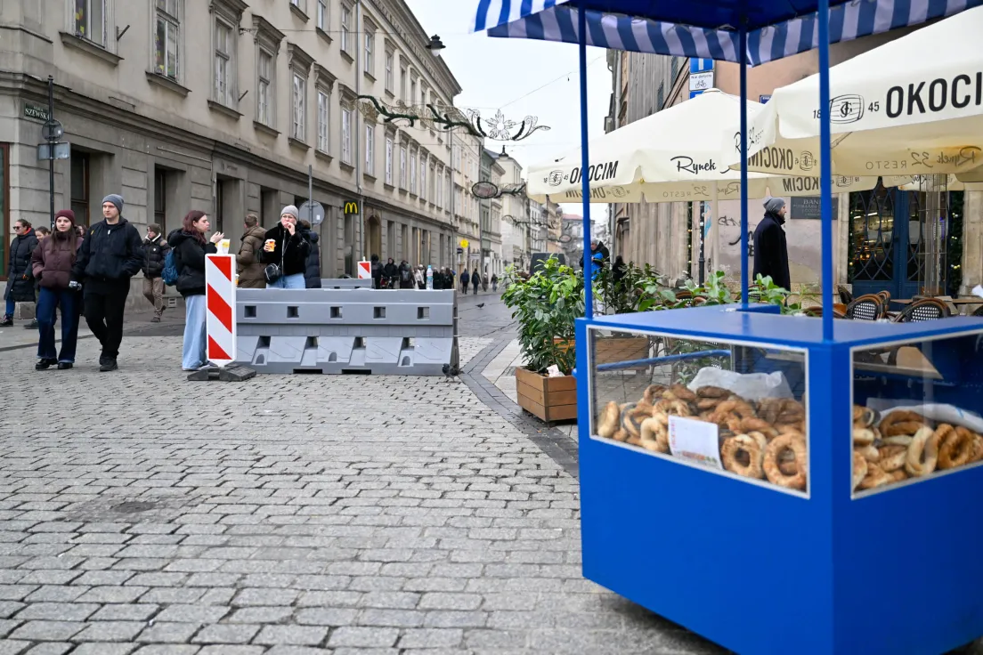 Zapory bezpieczeństwa na Rynku Głównym