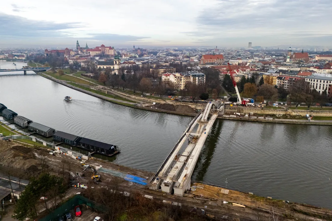 Budowa kładki pieszo-rowerowej pomiędzy Kazimierzem a Ludwinowem