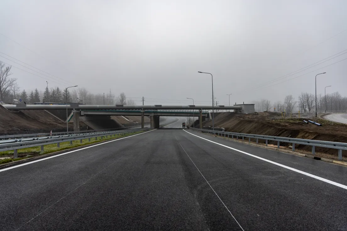 Wizyta na budowie S7 między węzłami Nowa Huta i Grębałów