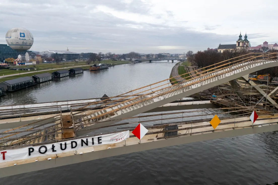 Budowa kładki pieszo-rowerowej pomiędzy Kazimierzem a Ludwinowem
