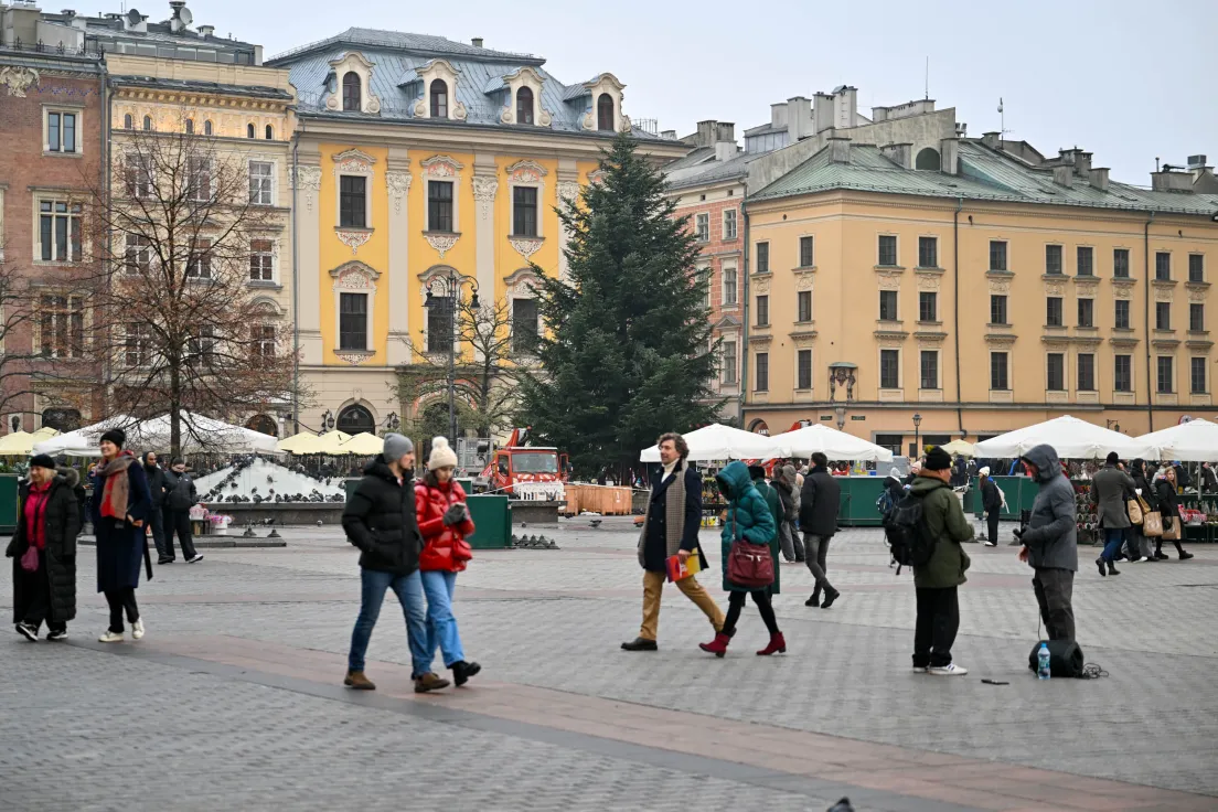 Choinka na Rynku Głównym