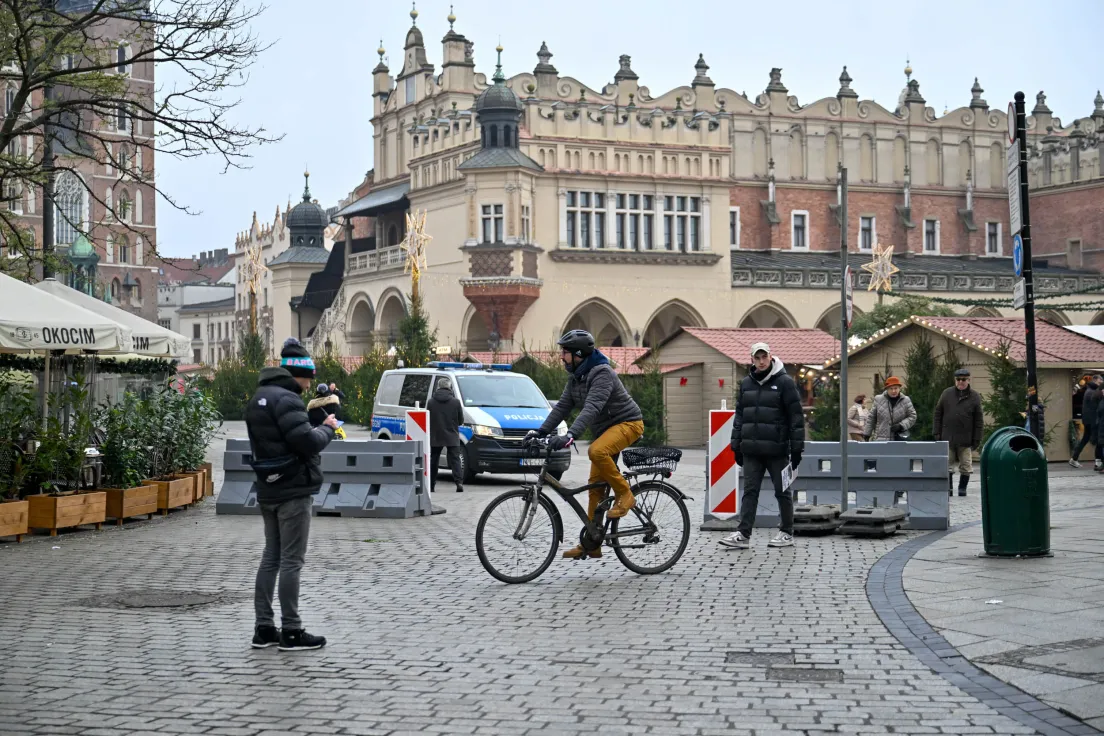 Zapory bezpieczeństwa na Rynku Głównym