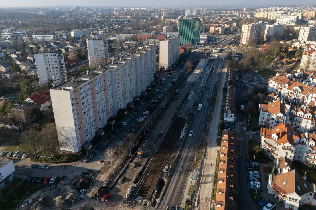 Budowa Krakowskiego Szybkiego Tramwaju na Mistrzejowice