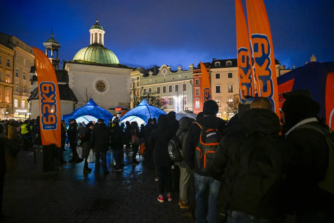 Finał akcji „przedświąteczny karp dla krakowian” na Rynku Głównym