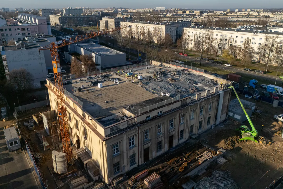 Remont dawnego kina Światowid