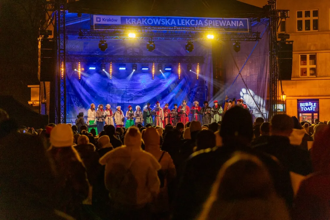 Lekcja Śpiewania na placu Szczepańskim