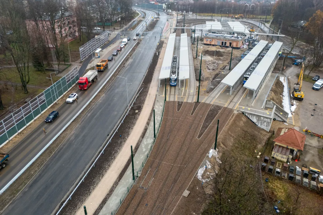 Remontu ulicy Kocmyrzowskiej i pętli tramwajowej Wzgórza Krzesławickie