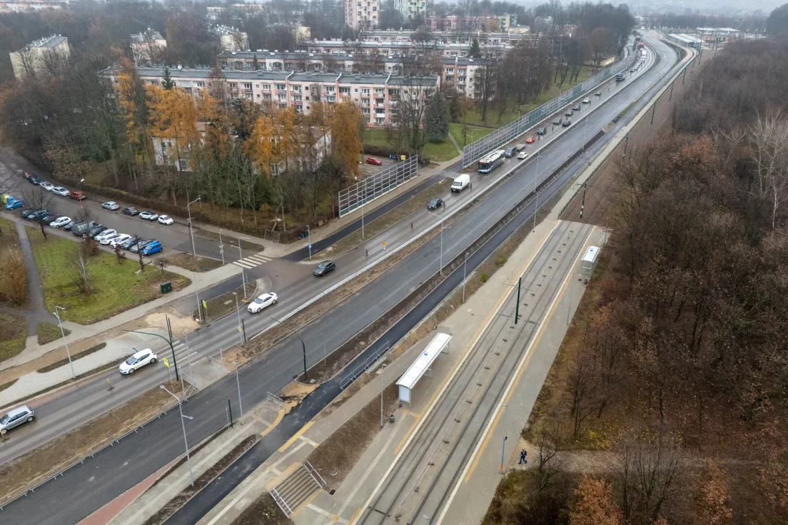 Remontu ulicy Kocmyrzowskiej i pętli tramwajowej Wzgórza Krzesławickie