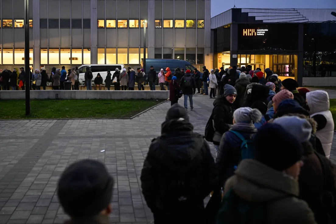 Karp przed świętami rozdawany przy NCK