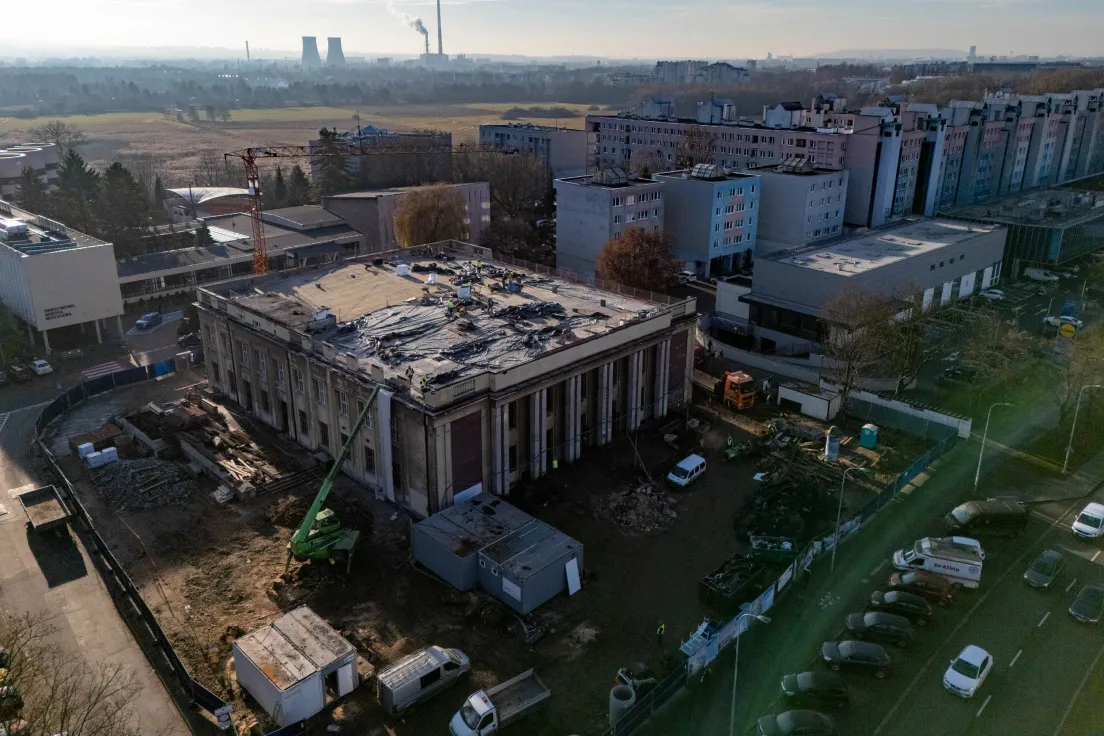 Remont dawnego kina Światowid
