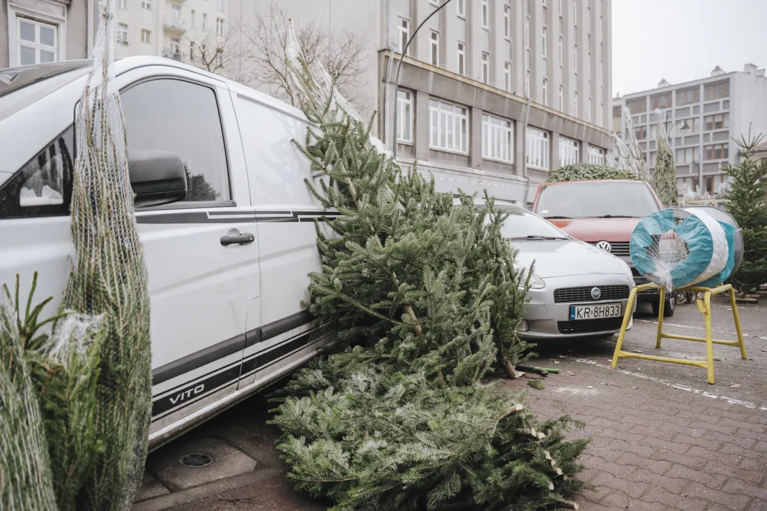 Przygotowania do świąt na Starym Kleparzu w Krakowie