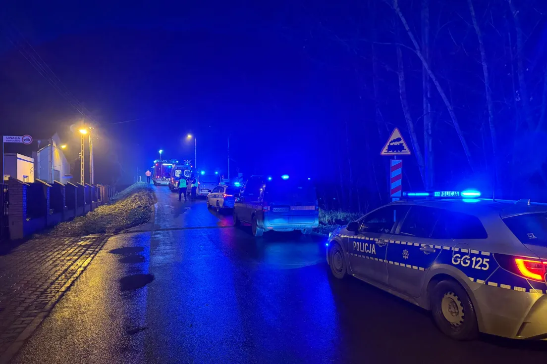 Wypadek na przejeździe kolejowym