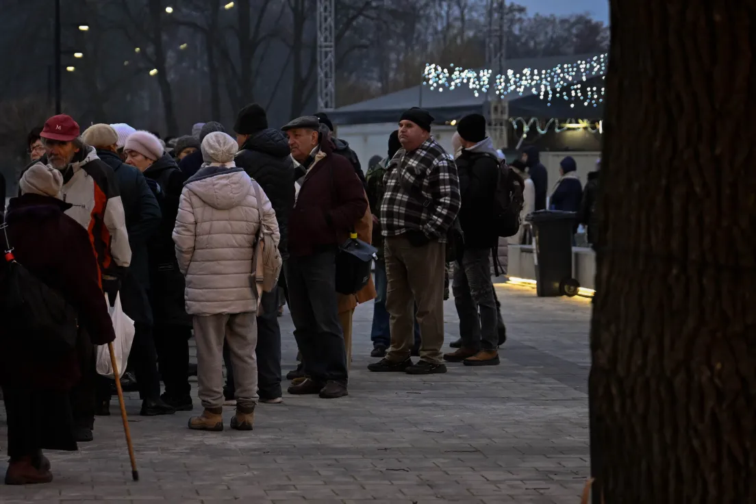 Karp przed świętami rozdawany przy NCK