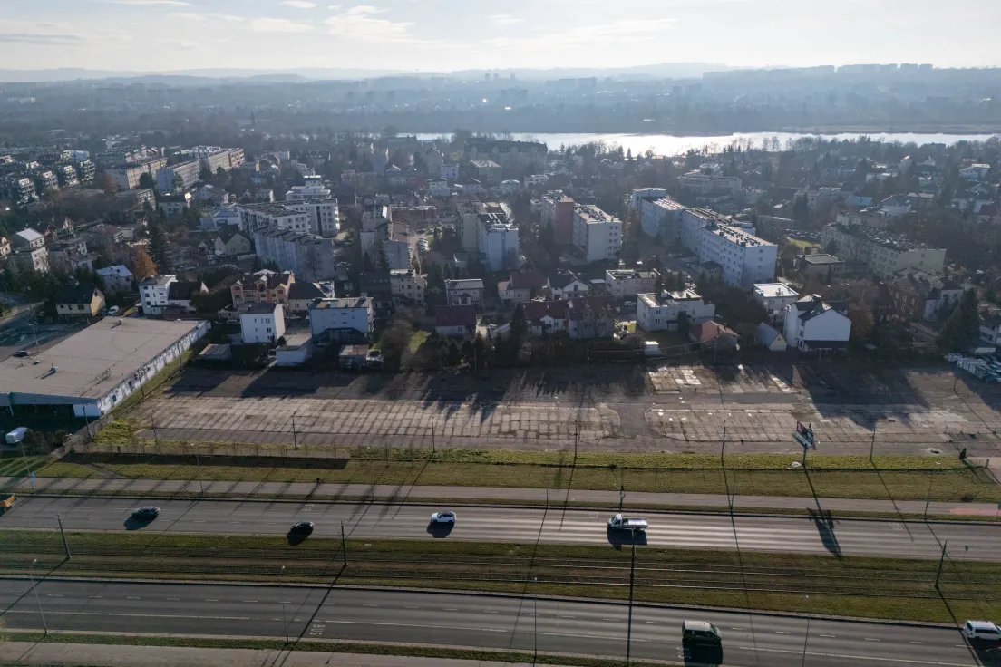 Dawny parking przy ulicach Lipskiej i Rzebika