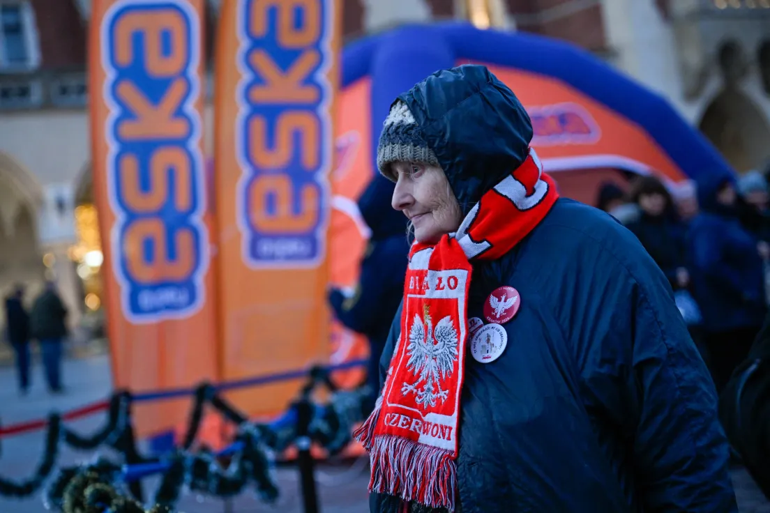 Fianał akcji „przedświąteczny karp dla krakowian” na Rynku Głównym
