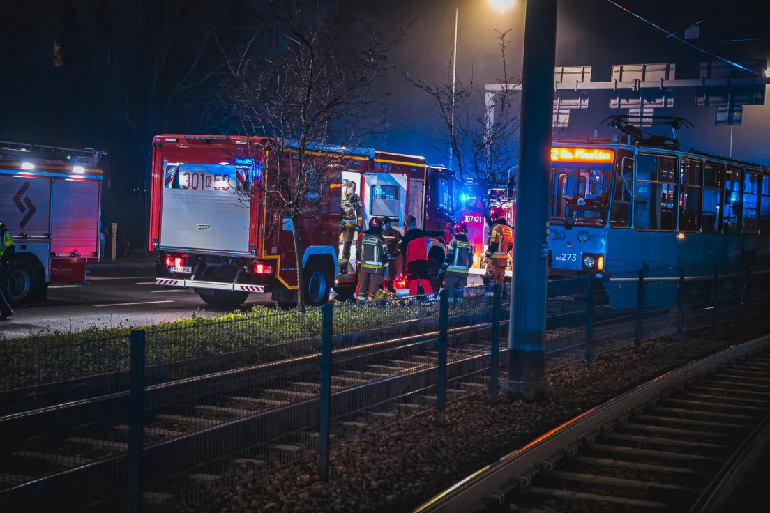 Zderzenie dwóch tramwajów