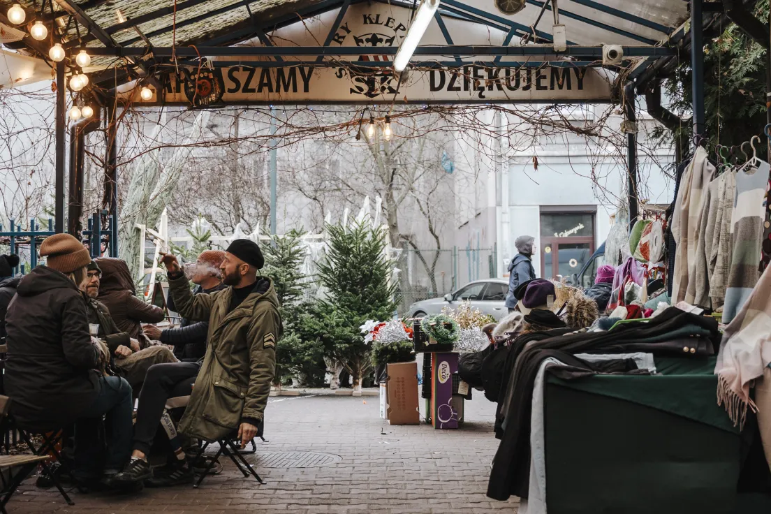 Przygotowania do świąt na Starym Kleparzu w Krakowie