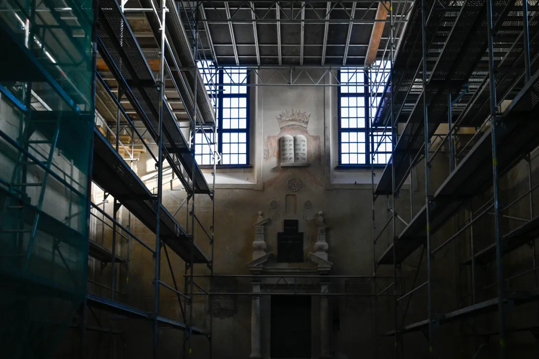 Remont konserwatorski synagogi Izaaka