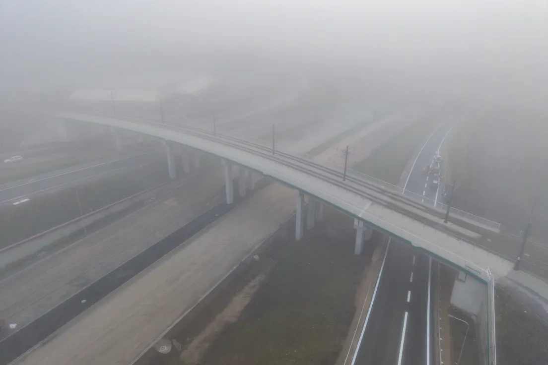 Wizyta na budowie S7 między węzłami Nowa Huta i Grębałów