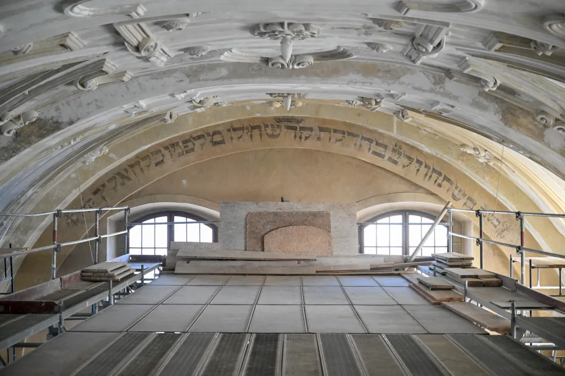 Remont konserwatorski synagogi Izaaka