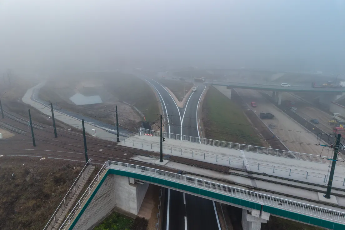Wizyta na budowie S7 między węzłami Nowa Huta i Grębałów