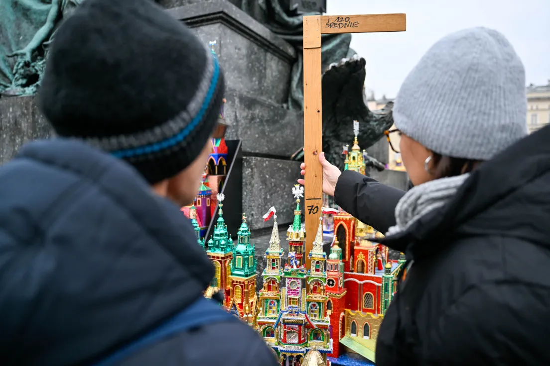 Coroczny pokaz Szopek Krakowskich na Rynku Głównym