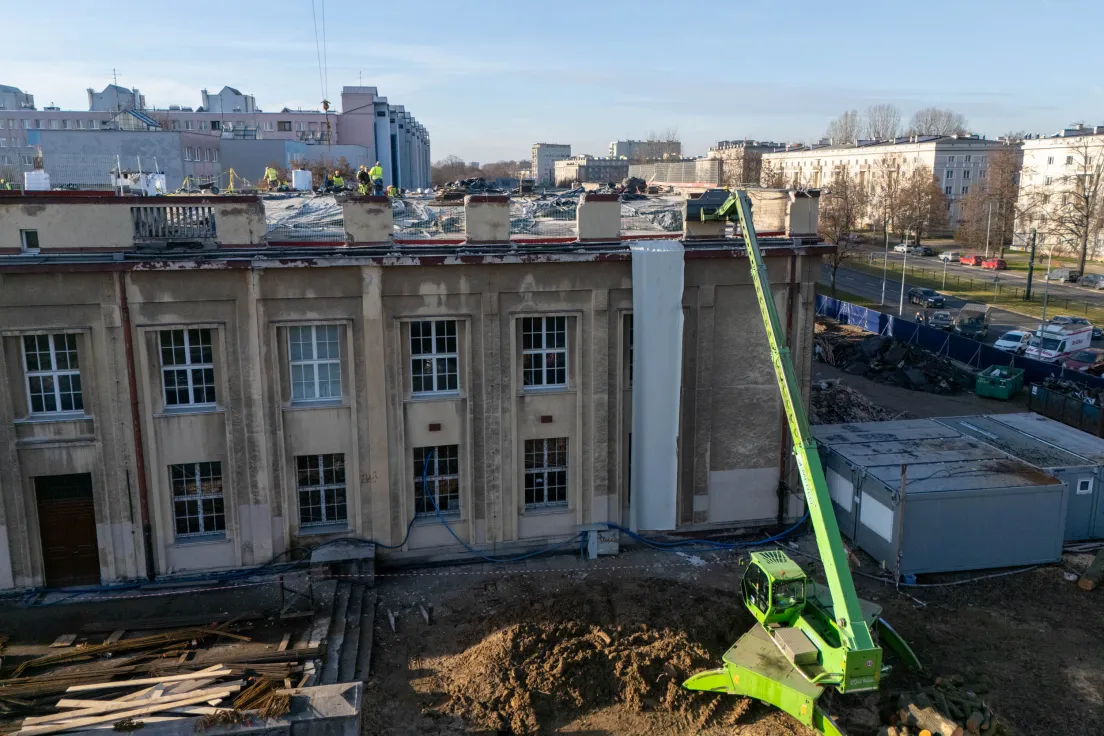 Remont dawnego kina Światowid