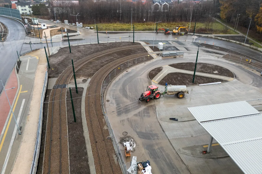 Remontu ulicy Kocmyrzowskiej i pętli tramwajowej Wzgórza Krzesławickie