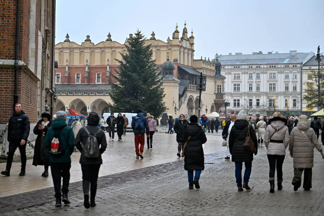 Choinka na Rynku Głównym