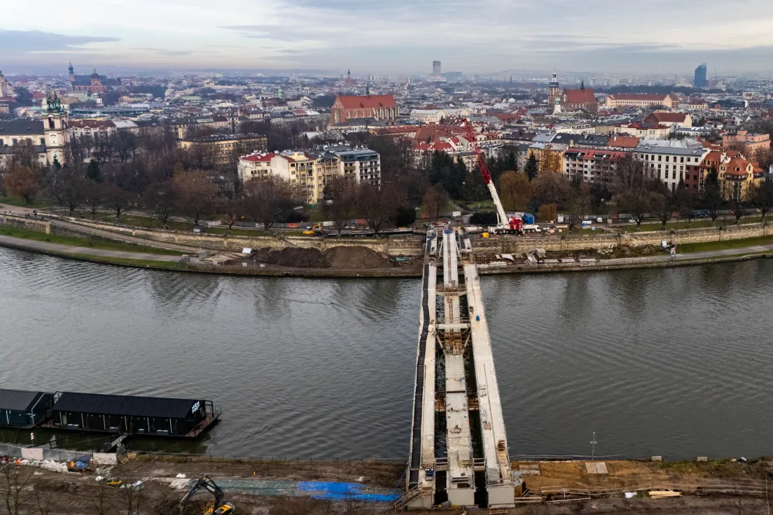 Budowa kładki pieszo-rowerowej pomiędzy Kazimierzem a Ludwinowem