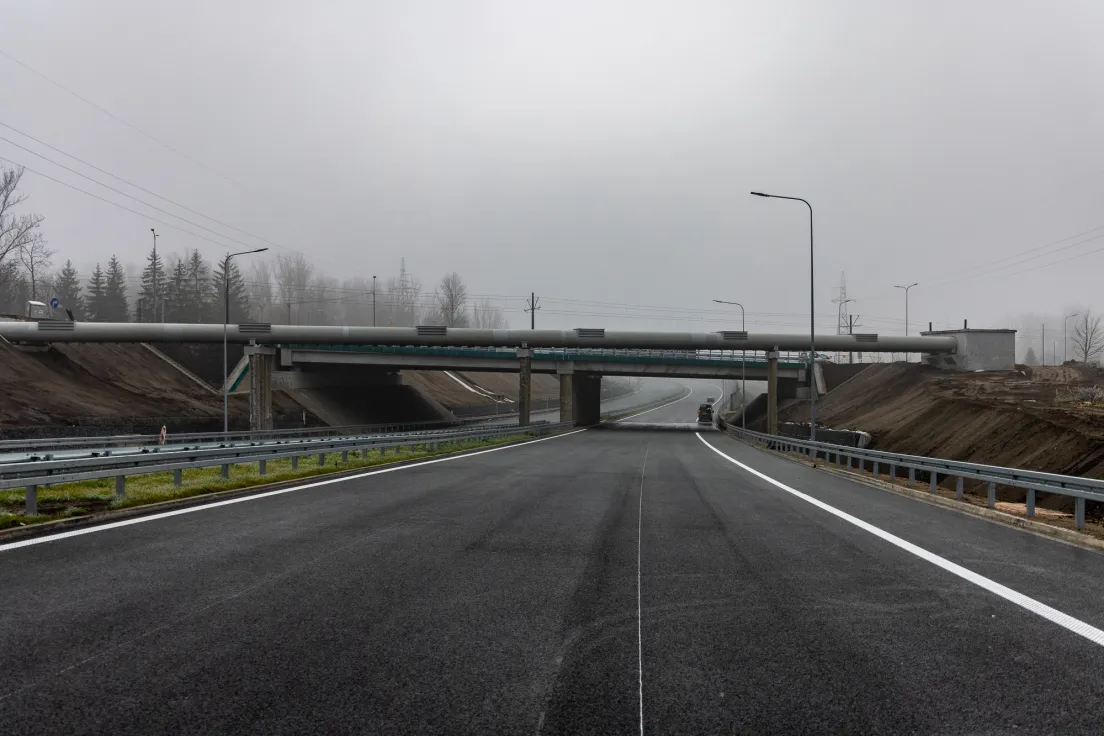 Wizyta na budowie S7 między węzłami Nowa Huta i Grębałów